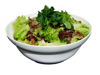 a bowl of leafy green vegetables