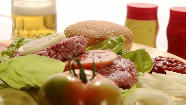 hamburger e ingredienti