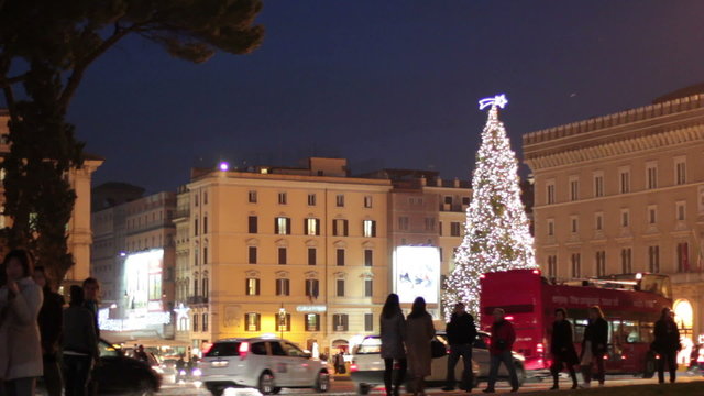 Christmas in Rome - Venice Square - Piazza Venezia