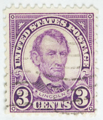 President Lincoln 1927 Postage Stamp