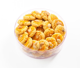 biscuit stack isolated