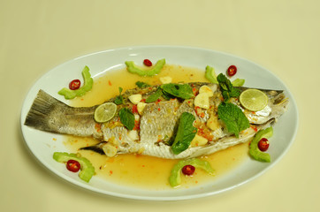 steamed fish