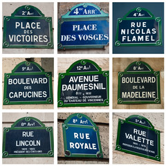 composition rues de Paris