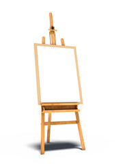 easel stand with picture