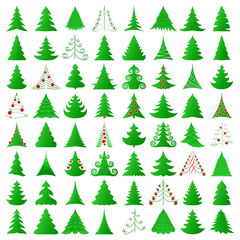 Elegant Christmas trees collection