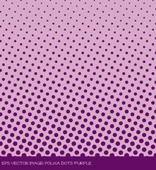 eps Vector image: polka dots Purple