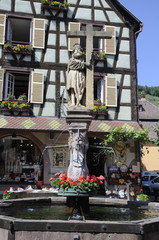 Brunnen in Kaysersberg, Elsa&szlig;