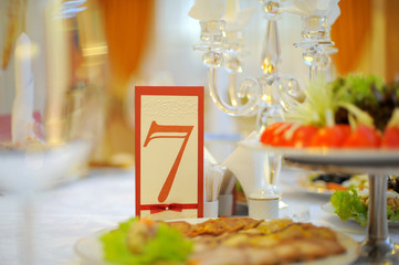 accent of number seven