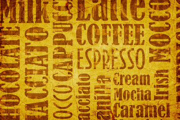 old coffee background