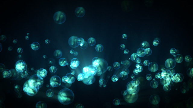 Water Bubbles flashing background