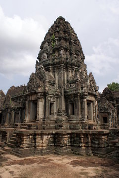 Ancient temple in Angkor wat, Cambodia
