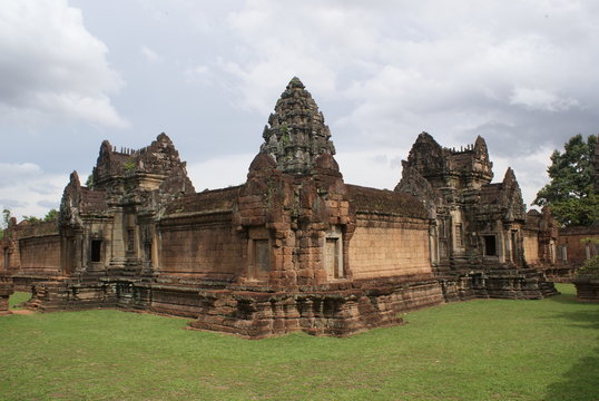 Ancient temple in Angkor , Cambodia