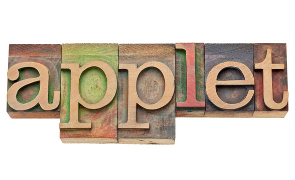 applet - software concept