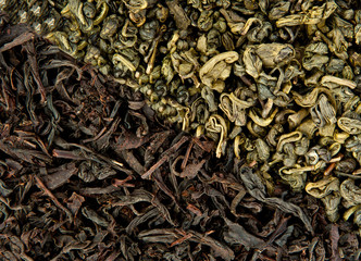 Black and green tea