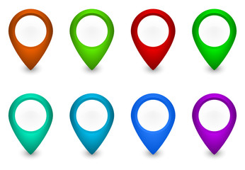 set of colorful pointers