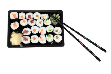 Eine Portion Sushi