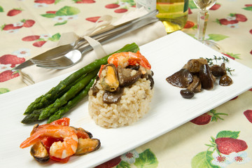 risotto mari e monti