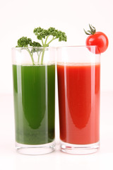 isolated vegetable cocktail