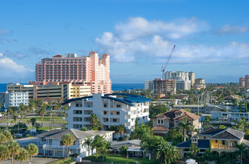 good view of a sunshine afternoon at Clearwater - obrazy, fototapety, plakaty