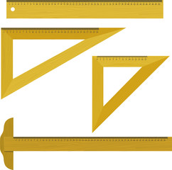 Set of vector illustrations objects for drawing