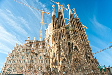 Obraz premium la sagrada Familia, Barcelona, spain.
