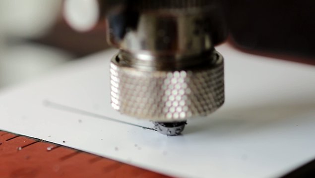 Engraving Device in Action