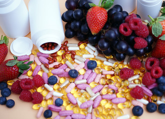 Nahrungsergänzung - Vitamine und Präparate