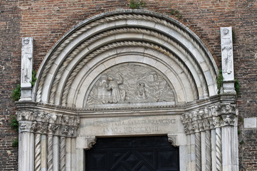 St. Francesco church. Piacenza. Emilia-Romagna. Italy.