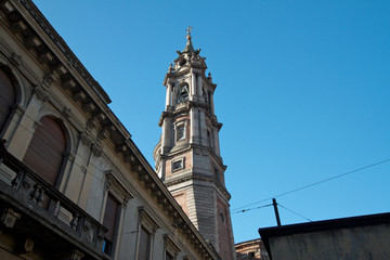 Fototapeta na wymiar Novara-Bazylika San Gaudenzio