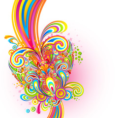 Colorful Love Background