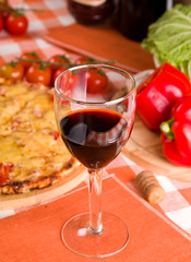 glass of wine