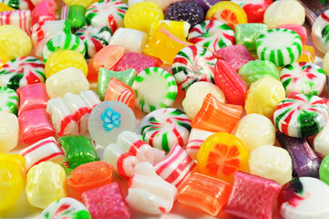 Fototapeta na wymiar Background made of colorful candy