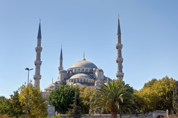 Fototapeta na wymiar Blue mosque, Instanbul