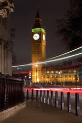 Fototapeta na wymiar Big Ben (Houses of Parliament) w Londynie