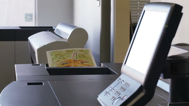 Copier Printer Closeup Machine Printshop 