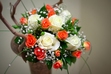 Bunch of flowers for the bride