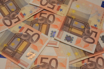 Fünfzig Euro Scheine