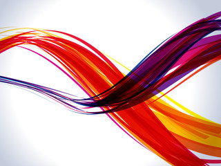 Fototapeta premium abstract colorful rainbow wave background
