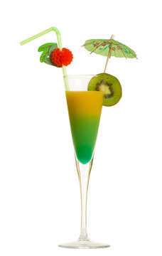 Stock image of Tequila Sunrise cocktail