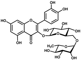 Rutin structural formula