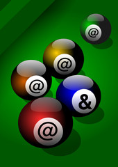 Billiard balls
