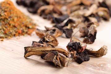 Dried mushrooms