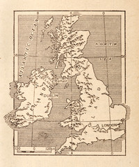 Antique Map of Britain - 38012816