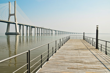 Obraz premium Sackgasse im Tejo