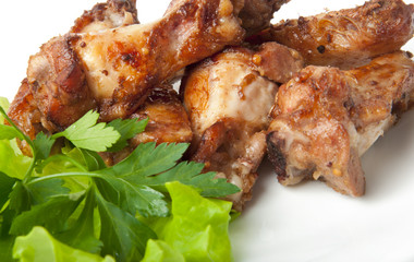 Grilled chicken wings