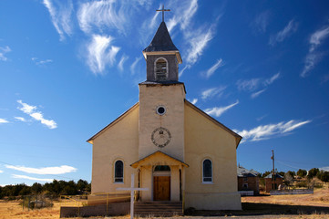 Fototapeta premium Sacred Heart Church at Dilia, New Mexico