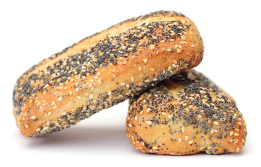 poppy seed roll with sesame