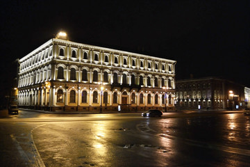 Fototapeta na wymiar View of night St. Petersburg