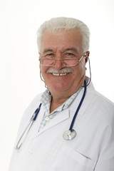Smiley Older Doctor
