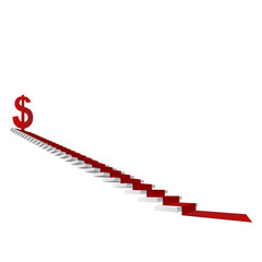 HIgh resolution conceptual red carpet and dollar